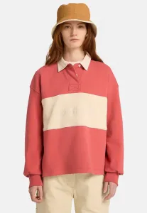 Роскошная футболка с длинными рукавами для регби Timberland, Dark Red