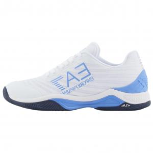 EMPORIO ARMANI EA7 Low top кроссовки для тенниса Unisex White Blue