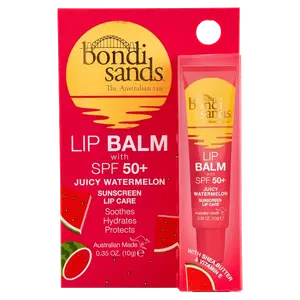 Питательный бальзам для губ с spf50 сочный арбуз, 10 г Bondi Sands