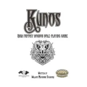 Kunos - High Fantasy Horror RPG, Role Playing Games (Menagerie Press), мягкая обложка