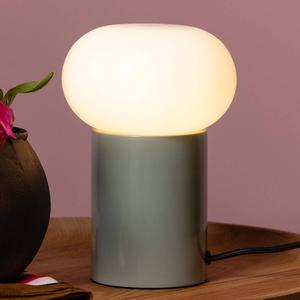 Настольная лампа Brilliant Knut, железо / матовое стекло - 1 лампа - зеленый / белый