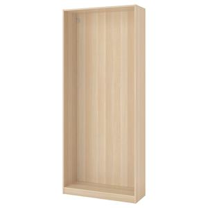 Каркас гардероба IKEA, 100x35x236 см, цвет white stained oak effect