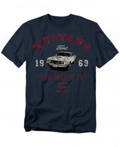 Футболка "Большой и высокий Ford: Босс в футболке" Mustang, Navy