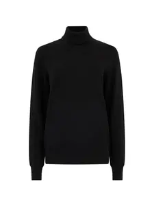 Свитер с воротником-стойкой Moorer, черный
