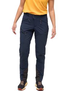 Брюки софтшелл "Tind" темно-синего цвета Bergans