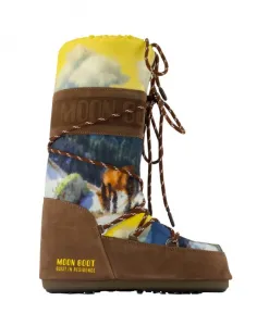 Ботинки Icon с высокой открыткой Moon Boot, мультиколор