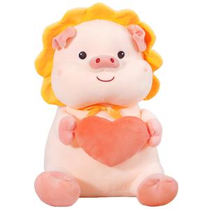 Милый Doodoo Sun Pig Hug Heart Pig плюшевая кукла высота 22см/35см/45см Mocha duck, желтый