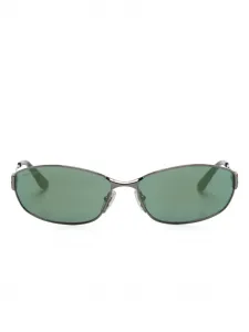 Солнцезащитные очки BB0336S в овальной оправе Balenciaga Eyewear, серый
