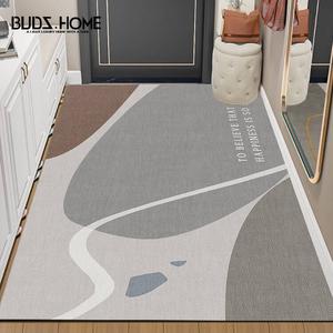 Budis Ковер 60х90 см из ПВХ, для прихожей, водонепроницаемый, с узором Seaweed Pattern 01