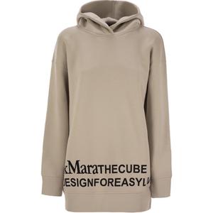 Толстовка с логотипом и длинными рукавами 'S MAX MARA, Light Umber