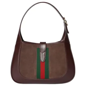 GUCCI Jackie 1961 Сумка через плечо из замши Medium Brown