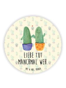 Mr. & Mrs. Panda Магнит на холодильник "Любовь к кактусам" с надписью, выполненной в зеленом цвете кактуса