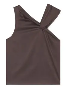 Топ асимметричного кроя Aeron, коричневый