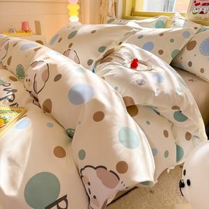 Disney Комплект постельного белья 1,5 м, 4 предмета, для одеяла 150x200 см, цветостойкое, не скатывается, Pet Dog