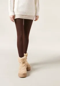 Термочупрозрачные колготки Calzedonia, Dark Brown