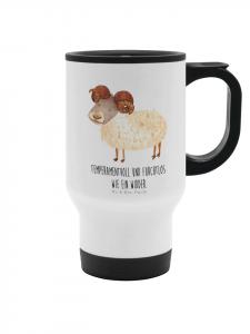 Mr. & Mrs. Panda Термос с изображением знака зодиака Овен и надписью белым цветом