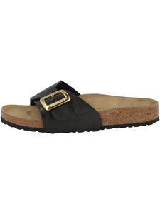 Сандалии Catalina Cushion Buckle Birko-Flor узкие, черные Birkenstock