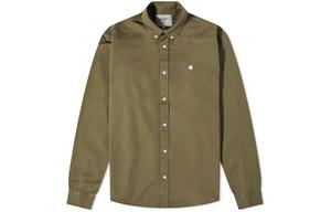 Carhartt WIP Рубашка мужская Green Pointed Collar Moderate Others