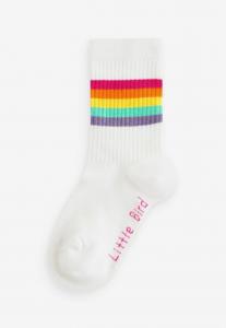 Носки JOOLS OLIVER RAINBOW STRIPE TUBE 3 PACK., REGULAR FIT Little Bird, кремовый