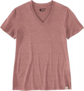 Женская футболка Carhartt 105739 Tencel Fiber Series, свободный крой, светлый, Rose Tint Slub