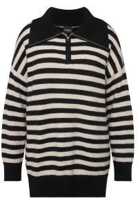 Свитер Ulla Popken, черный/белый