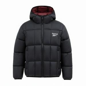 Пуховики Unisex с капюшоном утепленные Reebok, черный