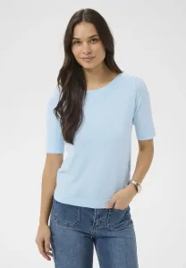 Однотонная базовая футболка kalizza с вырезом-лодочкой Kaffe, Nantucket Breeze