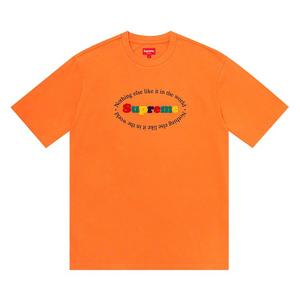 Топ Supreme Nothing Else Short-Sleeve Top 'Orange', оранжевый