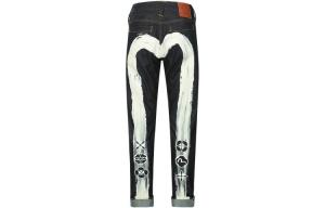 Джинсы мужские деним синие Evisu, синий