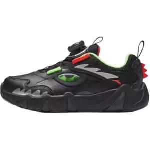 Непромокаемые детские кроссовки Low top для бега, устойчивые к скольжению и истиранию, для детей 3-7 лет Antakids, черный/lava оранжевый-1