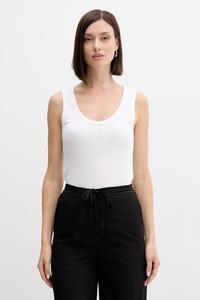 Хлопковый топ United Colors Of Benetton, белый