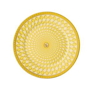 Swarovski x SIGNUM Хлебная тарелка Jonquil 18 см Rosenthal, белый/желтый/золотой