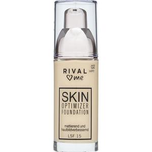 Тональный крем Skin Optimizer 02 цвета слоновой кости RIVAL loves me, 30 ml