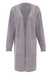 Вязаный кардиган ALARY, серый