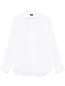 Льняная рубашка Barba, белый