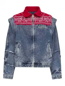 Джинсовая куртка на молнии Pdf, синий