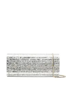 Клатч на цепочке Sweetie Jimmy Choo, серебряный