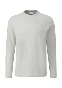 s.Oliver BLACK LABEL Лонгслив в светло-сером цвете