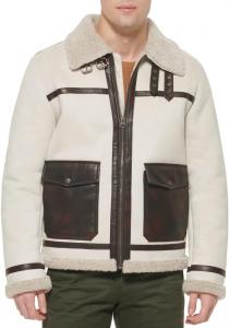 Мужская куртка-авиатор Levi's из искусственной овчины Rancher, Tundra
