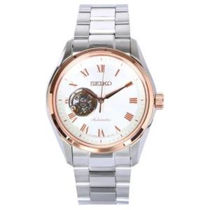 SEIKO Часы Presage Series Automatic Mechanical Movement Stainless Steel Strap Watch 40mm Men's Watch White Dial, White Dial