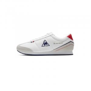 Le Coq Sportif Износостойкие и водонепроницаемые повседневные туфли French Rooster с низким верхом унисекс белого и синего цвета
