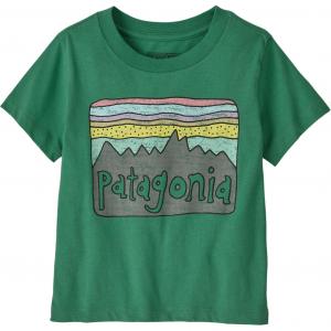 Футболка Fitz Roy Skies для малышей Patagonia, зеленый