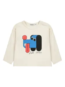 Топ с длинными рукавами Doggy Mate BOBO CHOSES, белый