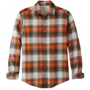 Мужская фланелевая рубашка больших и высоких размеров Boulder Creek By Kingsize, цвет Bright Orange Plaid