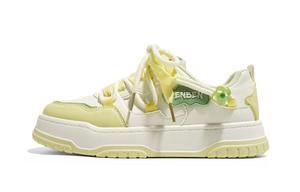 Женские кроссовки с низким верхом, устойчивые к истиранию и увеличивающие рост RENBEN, Lemon