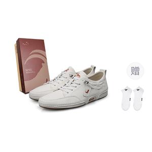 Slip Resistant, Abrasion Resistant, Breathable Coverage Low Top Casual Shoes Unisex BECK, белый[free brand socks]