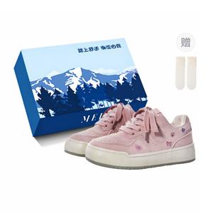 Fawn Miri Женские противоскользящие и износостойкие низкие скейтерские кроссовки Pink с эксклюзивной коробкой и носками, цвет Pink-Exclusive Shoe Box-Comes with Socks