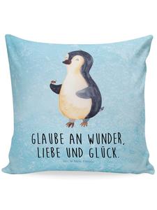 Подушка Mr. & Mrs. Panda, цвет eisblau