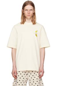 Футболка 'The Banane' круиз Jacquemus, цвет banana patch off-white