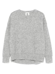 Свитер из смеси шерсти и мохера By Malene Birger, серый